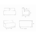 Lavaris Beige Bench - Image 14