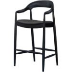 Kaeleigh Black Bar Stool
