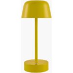 Myka Traditional Bright Yellow Table Lamp