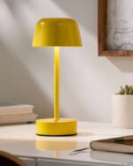 Myka Traditional Bright Yellow Table Lamp - Image 8