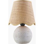 Keaira Traditional White Table Lamp