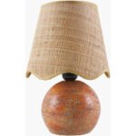 Keaira Traditional Red Table Lamp