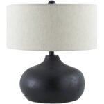 Christyna Rustic Black Table Lamp