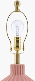 Malky Traditional Pink Table Lamp - Image 4