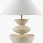 Shaquala Traditional White Table Lamp