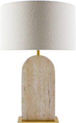 Deborah Modern Beige Table Lamp