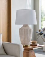 Deanglo Traditional Wheat Table Lamp - Image 2