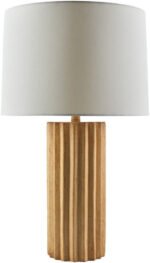 Jeanene Traditional Beige Table Lamp