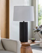 Jeanene Traditional Black Table Lamp - Image 2