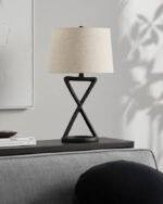 Nada Rustic Black Table Lamp - Image 4
