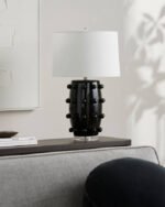 Geffrey Traditional Black Table Lamp - Image 2