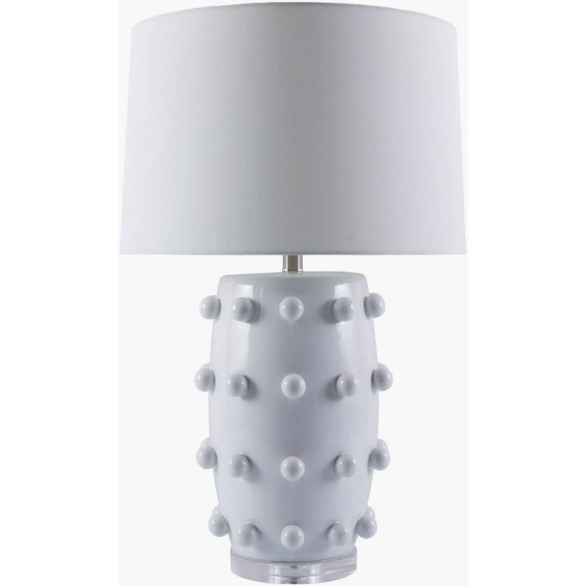 AAAC3036-1 Geffrey Traditional White Table Lamp - Image 1