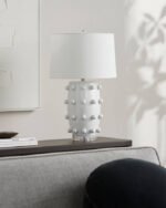 Geffrey Traditional White Table Lamp - Image 2