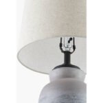 Avis Rustic Gray Table Lamp - Image 3