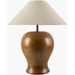Shaketa Traditional Brown Floor Lamp
