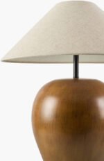 Shaketa Traditional Brown Floor Lamp - Image 4