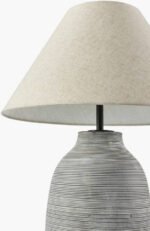 Jacobo Traditional Gray Floor Lamp - Image 2