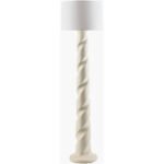 Britiany Traditional Cream/White Floor Lamp