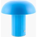Saturnino Traditional Blue Table Lamp