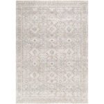 Trenna Traditional Light Silver Area Rug