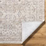 Trenna Traditional Light Silver Area Rug - Image 4