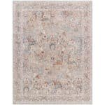 Qasim Traditional Beige/Teal Area Rug