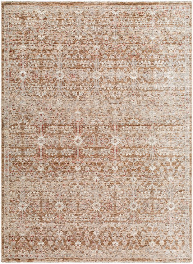 AAAC3175-5710-1 Sandro Traditional Tan/Burnt Orange Area Rug - Image 1
