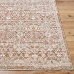 Sandro Traditional Tan/Burnt Orange Area Rug - Image 2
