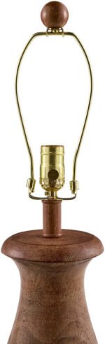 Tye Traditional Dark Brown Table Lamp - Image 5
