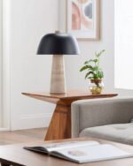 Jaymar Modern Beige/Black Table Lamp - Image 2