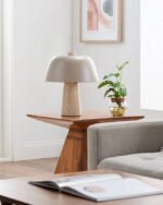 Lekeisha Modern Beige/Tan Table Lamp - Image 2