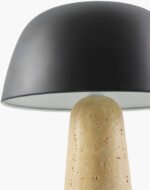 Lekeisha Modern Black/Beige Table Lamp - Image 4
