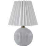Trudie Modern White Table Lamp