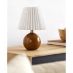 Travarus Modern Dark Brown Table Lamp - Image 3