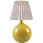 Travarus Modern Bright Yellow Table Lamp - Image 2