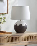 Indria Global Brown Table Lamp - Image 3