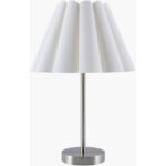 Rocio Modern Metallic - Nickel/White Table Lamp