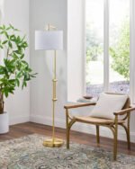 Jinger Modern Gold Floor Lamp - Image 2