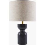 Shaneaka Modern Black Table Lamp