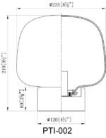 Veena Modern White/Beige Table Lamp - Image 3