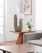 Laurissa Modern Gray Table Lamp - Image 2