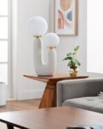 Laurissa Modern White Table Lamp - Image 2