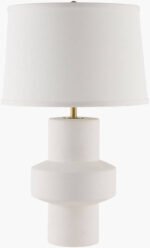 Myriah Traditional White Table Lamp