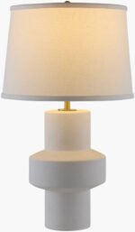 Myriah Traditional White Table Lamp - Image 5