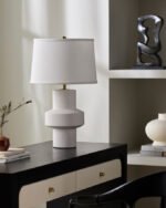 Myriah Traditional White Table Lamp - Image 2