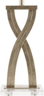 Naim Traditional Metallic - Silver Table Lamp - Image 2