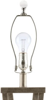 Naim Traditional Metallic - Silver Table Lamp - Image 3