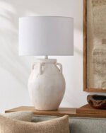 Jordi Traditional White Table Lamp - Image 2