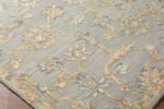Asma Traditional Light Silver Area Rug - Image 4