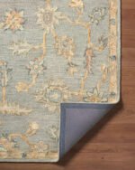 Asma Traditional Light Silver Area Rug - Image 5